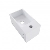 Wiesbaden Julia fontein Solid Surface 35 x 20 x 16 cm wit links