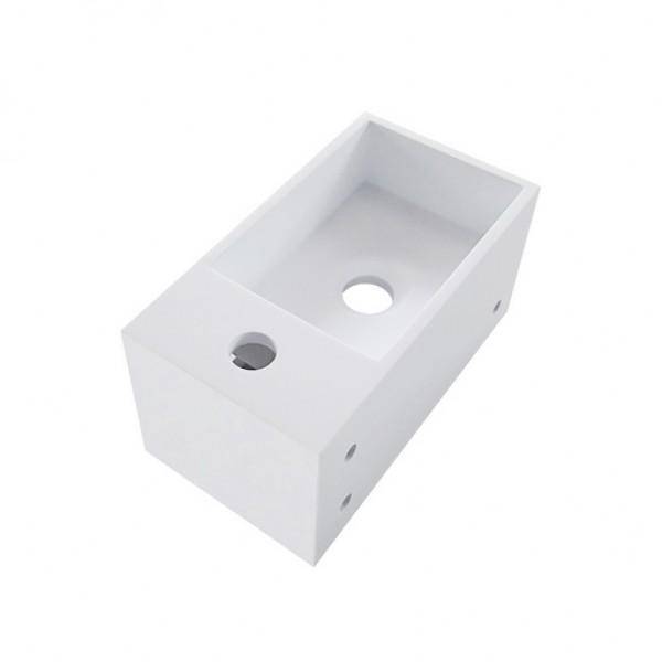 Wiesbaden Julia fontein Solid Surface 35 x 20 x 16 cm wit rechts